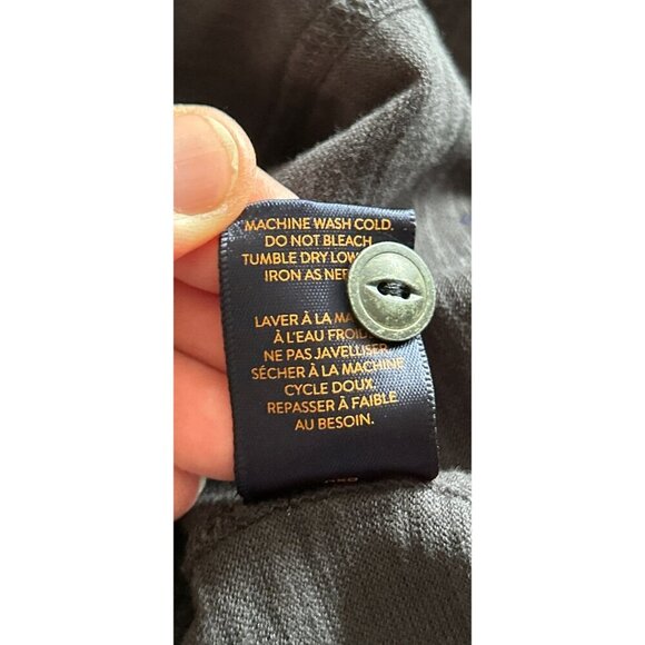 GOOD MAN Men's Long Sleeve Legend Henley Tee Medium Black 100% Cotton - Picture 10 of 11